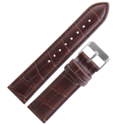 CROCODILE PRINTED LEATHER STRAP